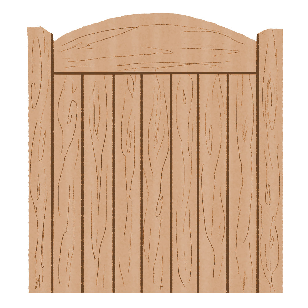 Hardwood Garden Gate in an Appleton Design