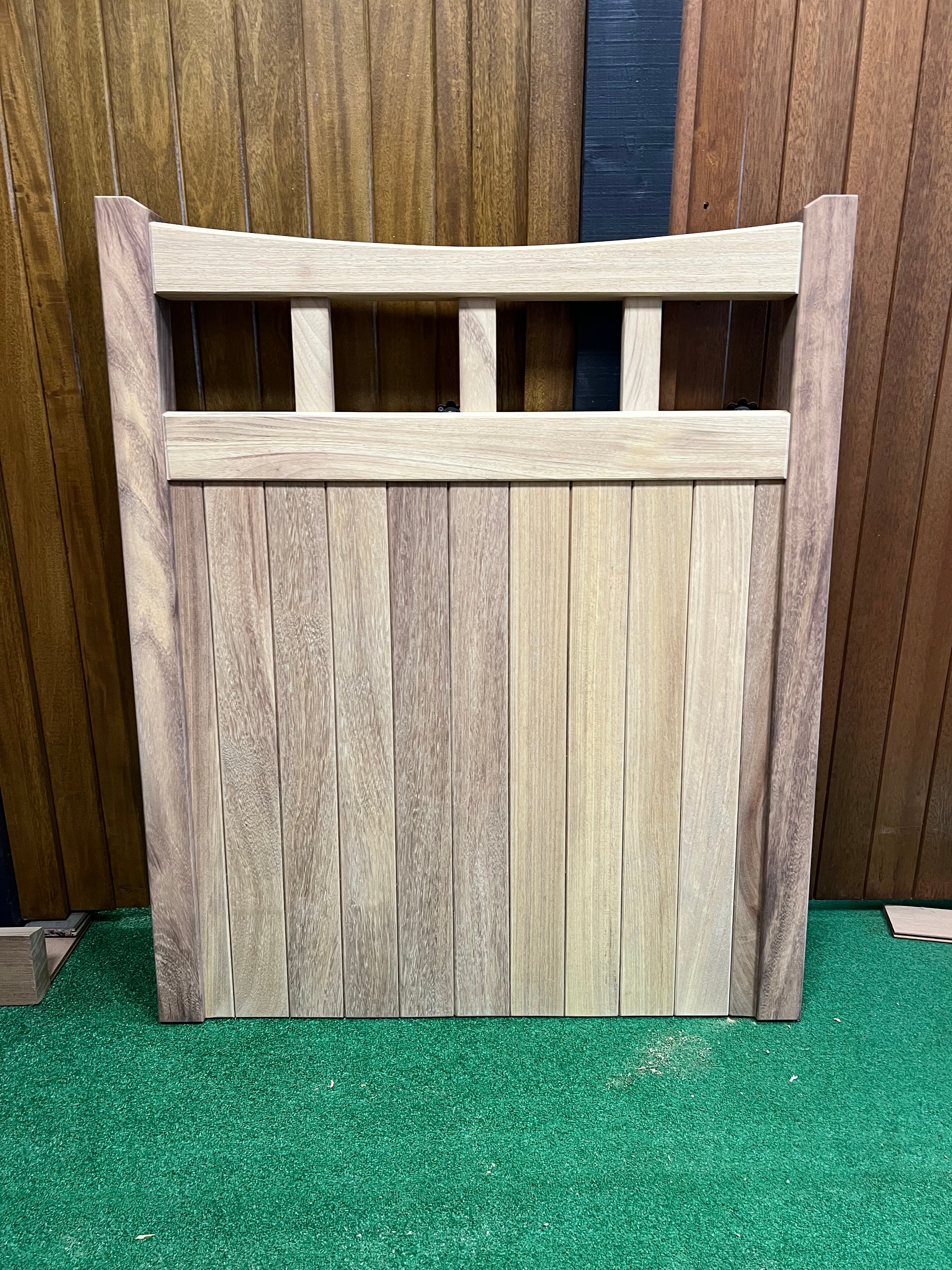 A hardwood garden gate in a Birchwood design