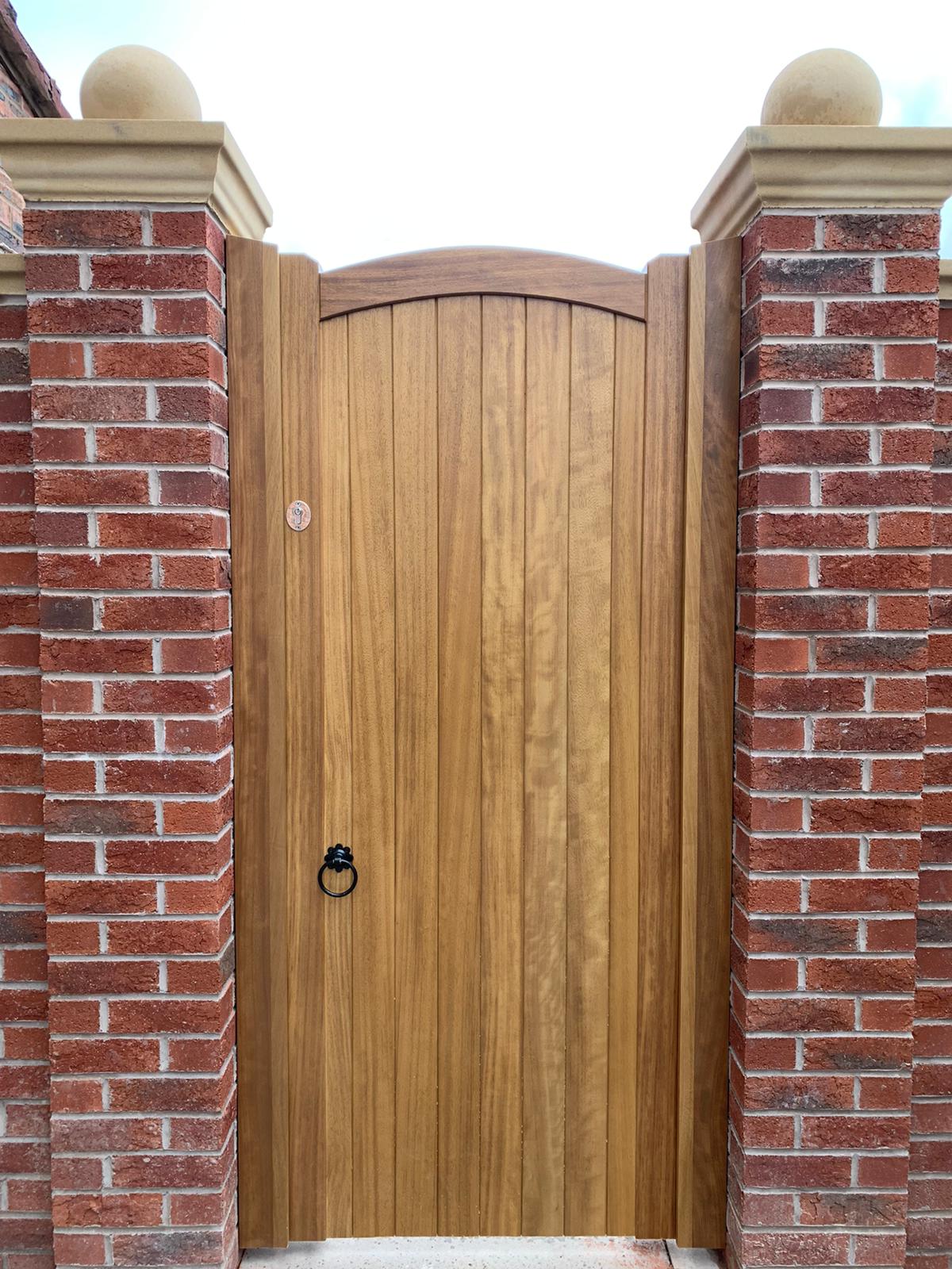 Iroko Lymm Design Natural Stain Front