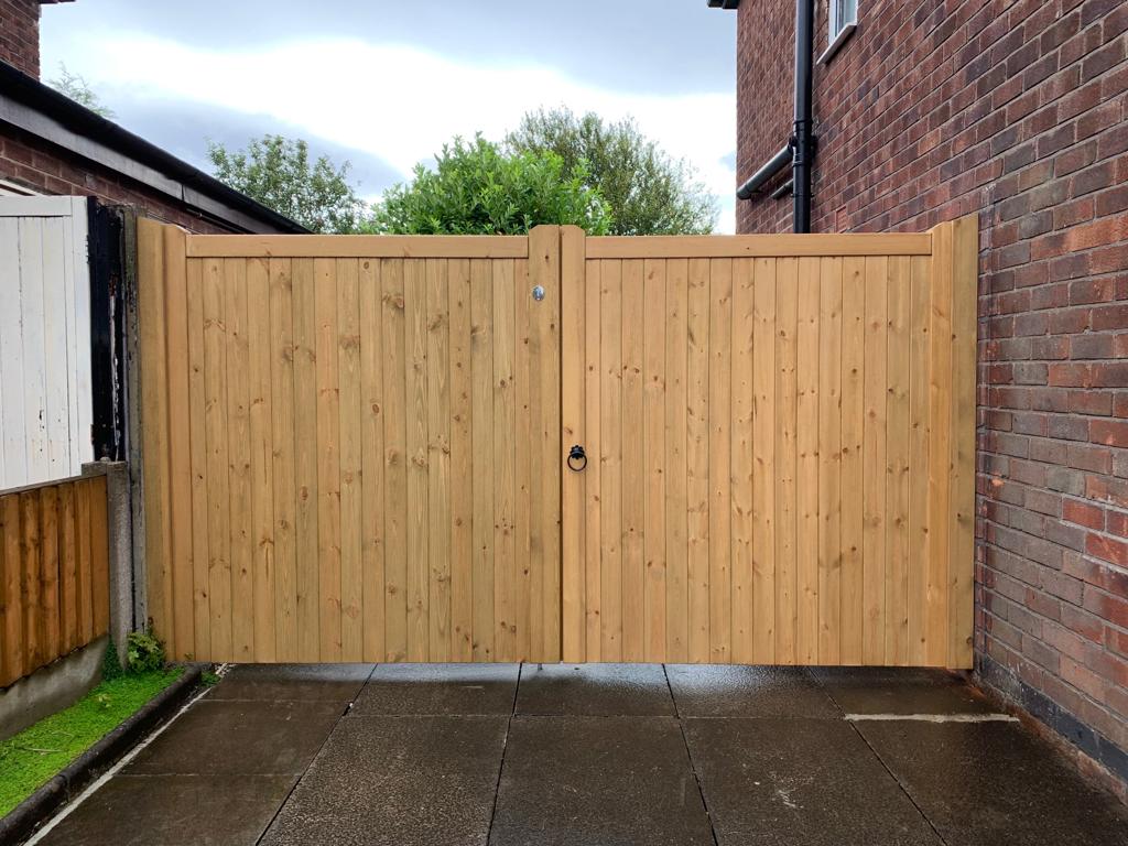 Softwood Village Design - Light Brown Cuprinol - Front