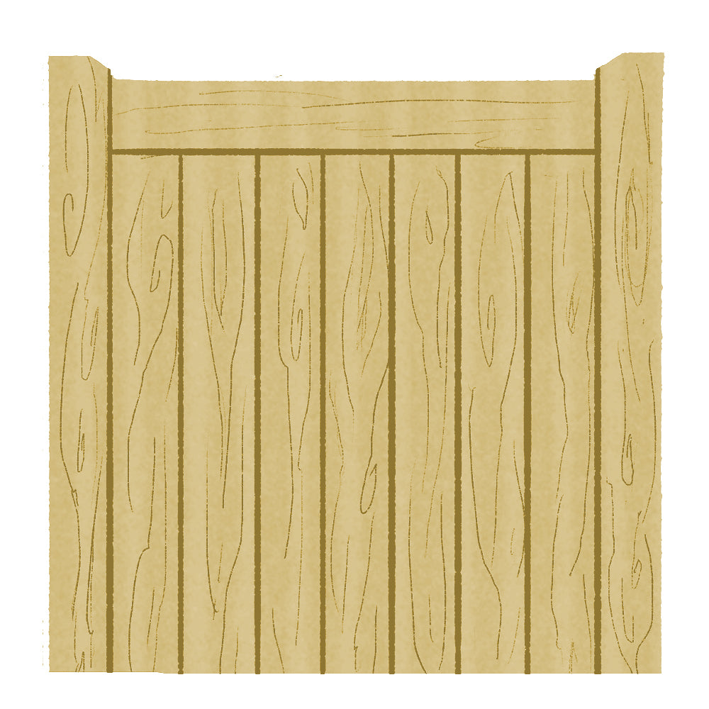 Softwood Garden Gate - Village Style