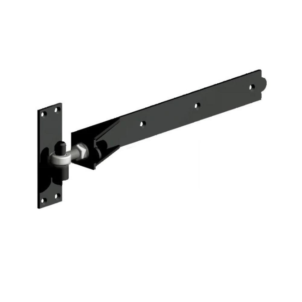 Black on Galvanised Gate Ironmongery