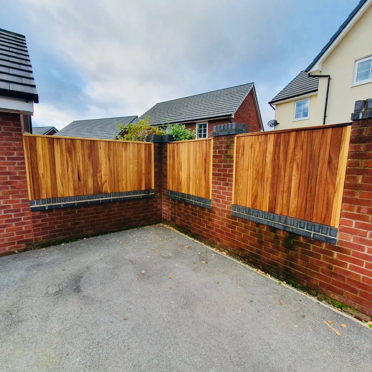 wooden garden fence