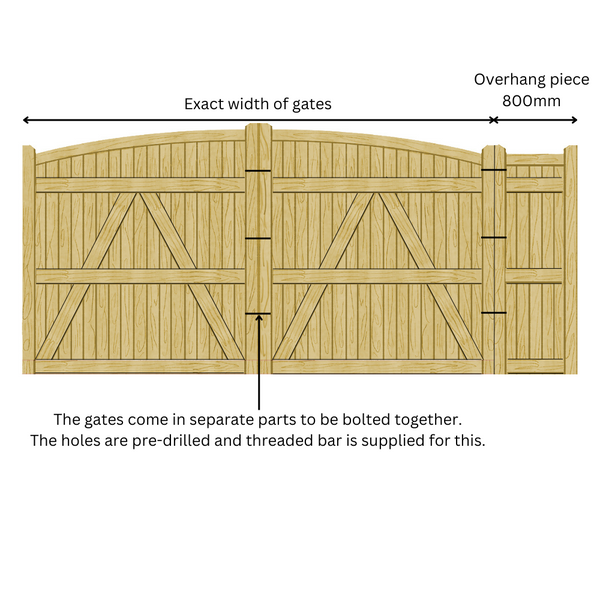 Wooden Sliding Gates - Lymm Design - Stellar Gates