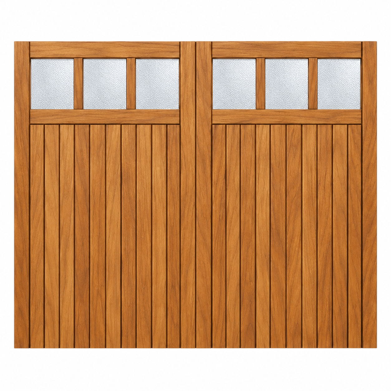 Hardwood Garage Doors - Cheshire Design