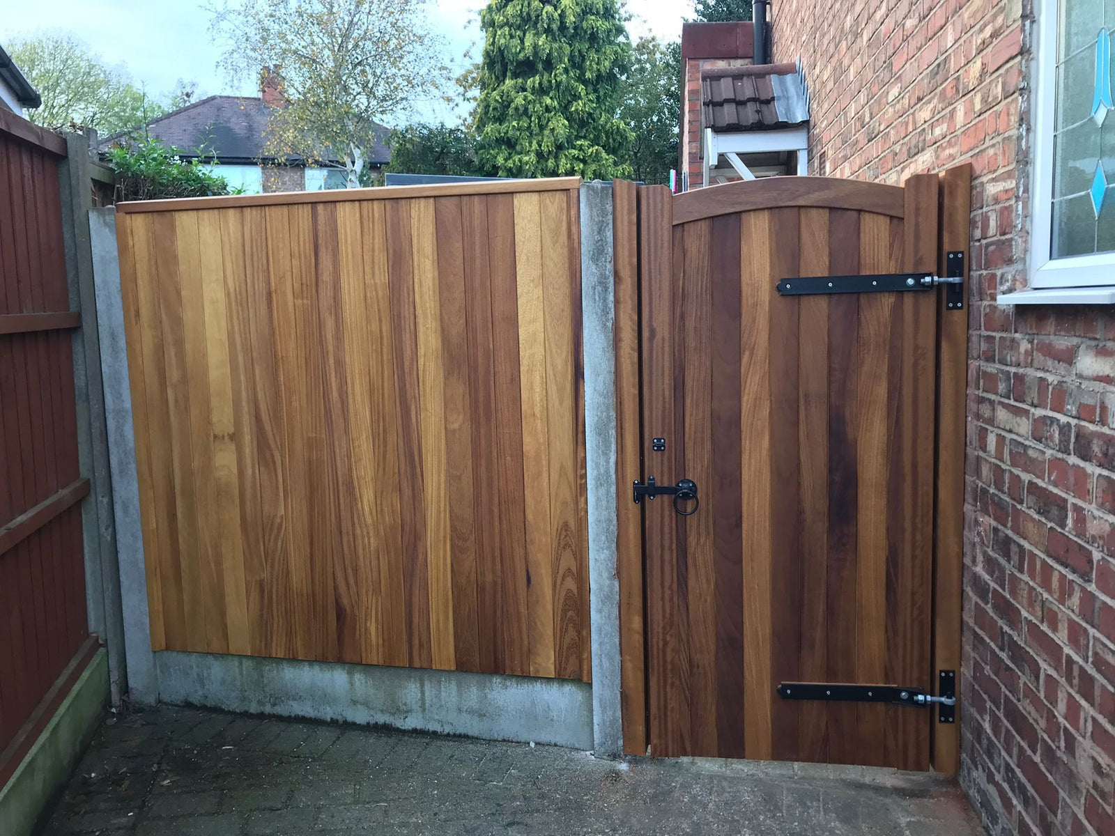 Hardwood Fence Panel - Stellar Gates
