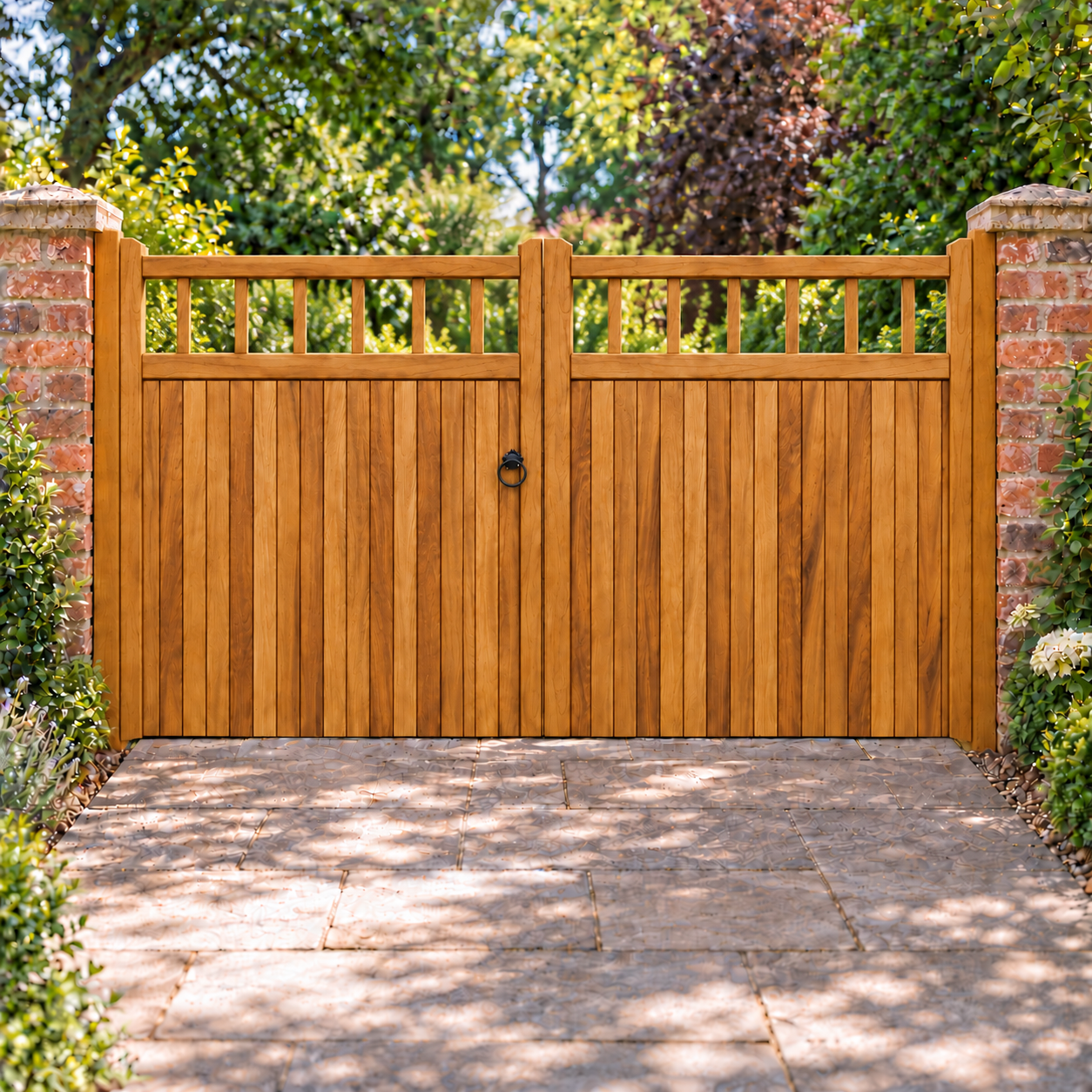 Hardwood Driveway Gates – Cheshire Design
