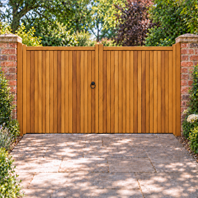 Wooden Driveway Gates