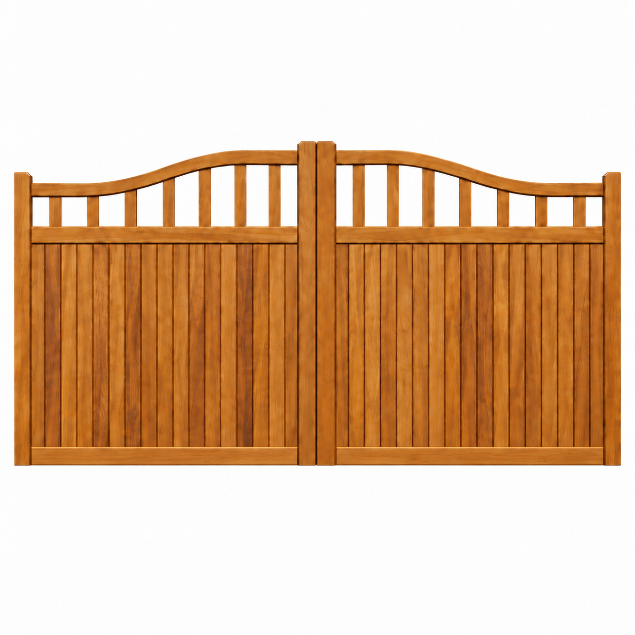Hardwood Sliding Gates - Chester Design