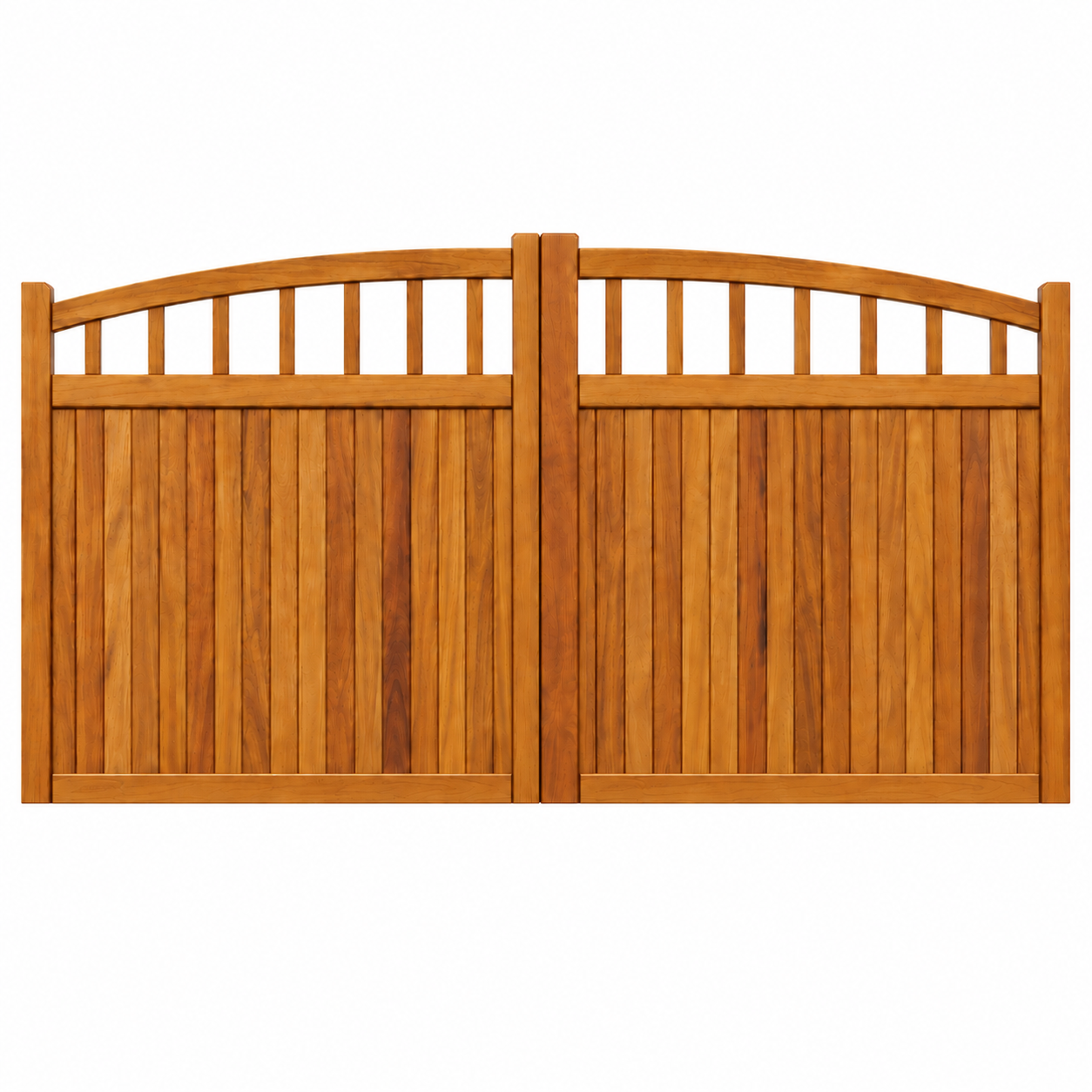 Hardwood Sliding Gates - Tarporley Design