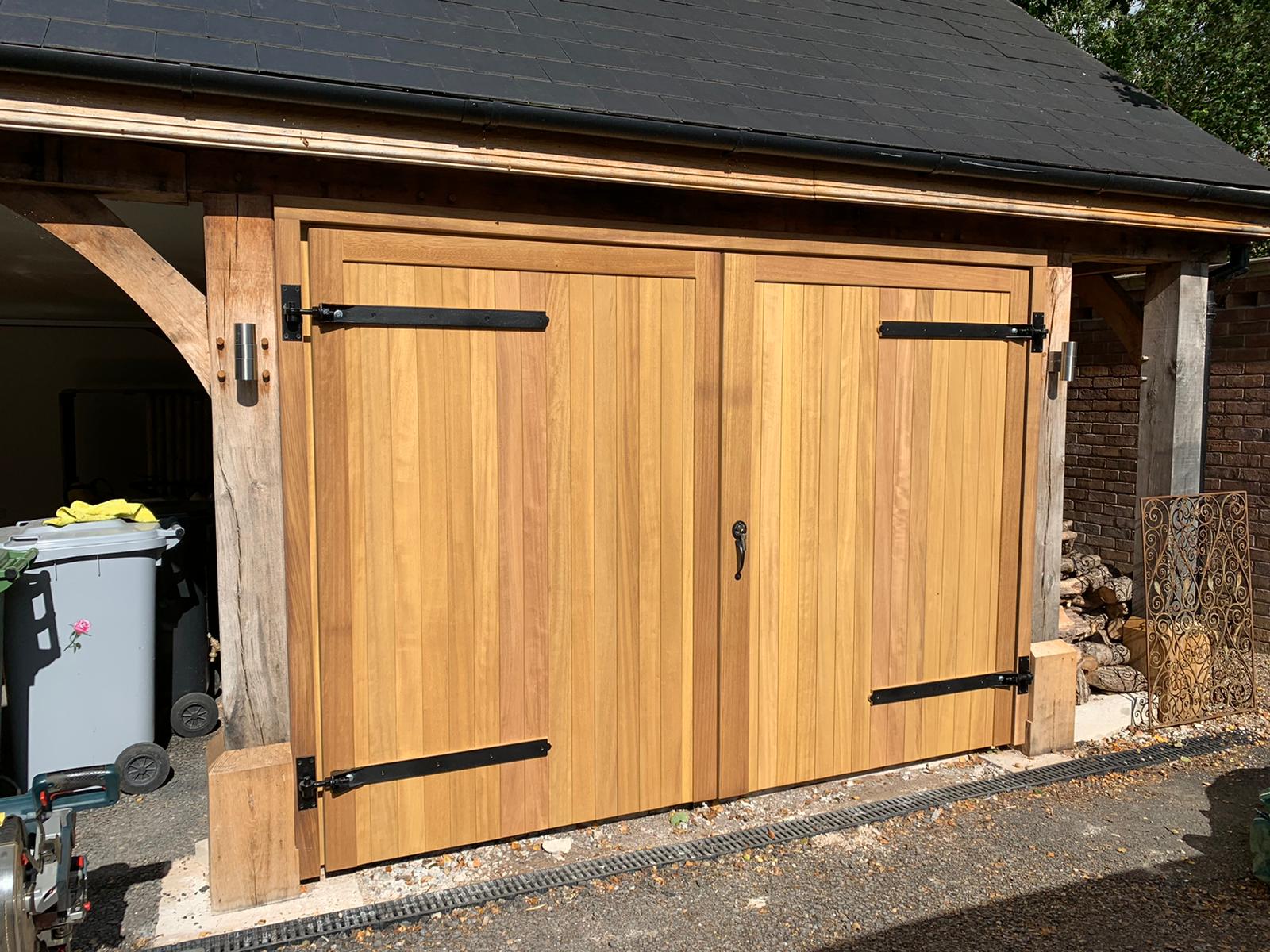 Hardwood Garage Doors - Village Design