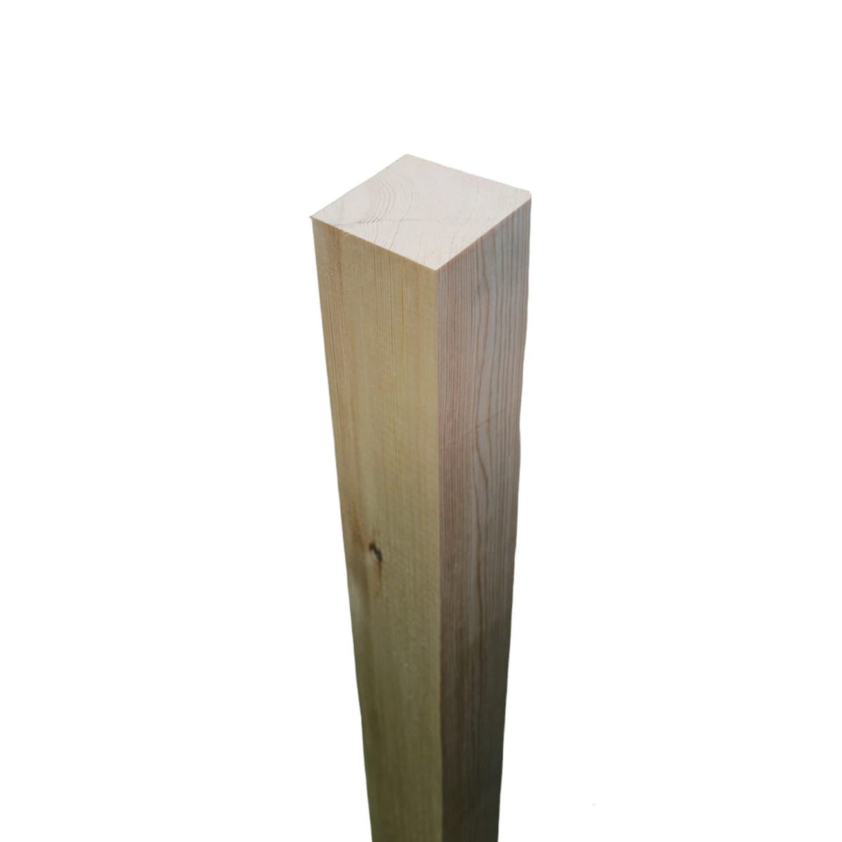 A softwood wall post measuring 95mm x 70mm
