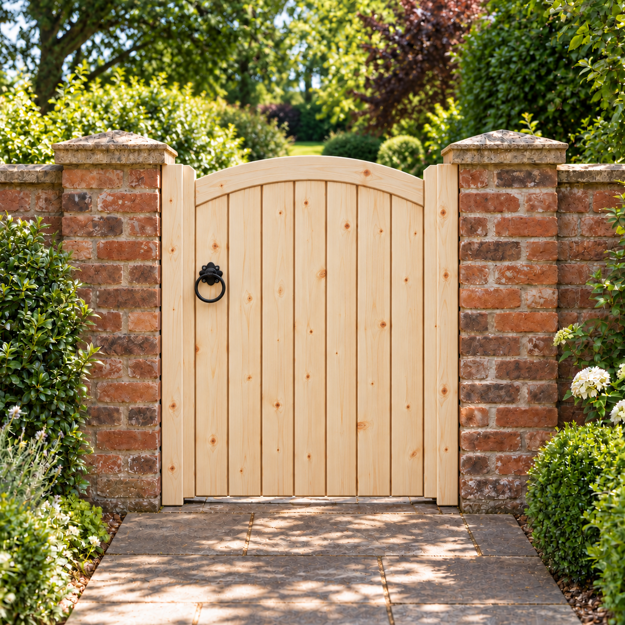 Wooden Garden Gate - Lymm Design