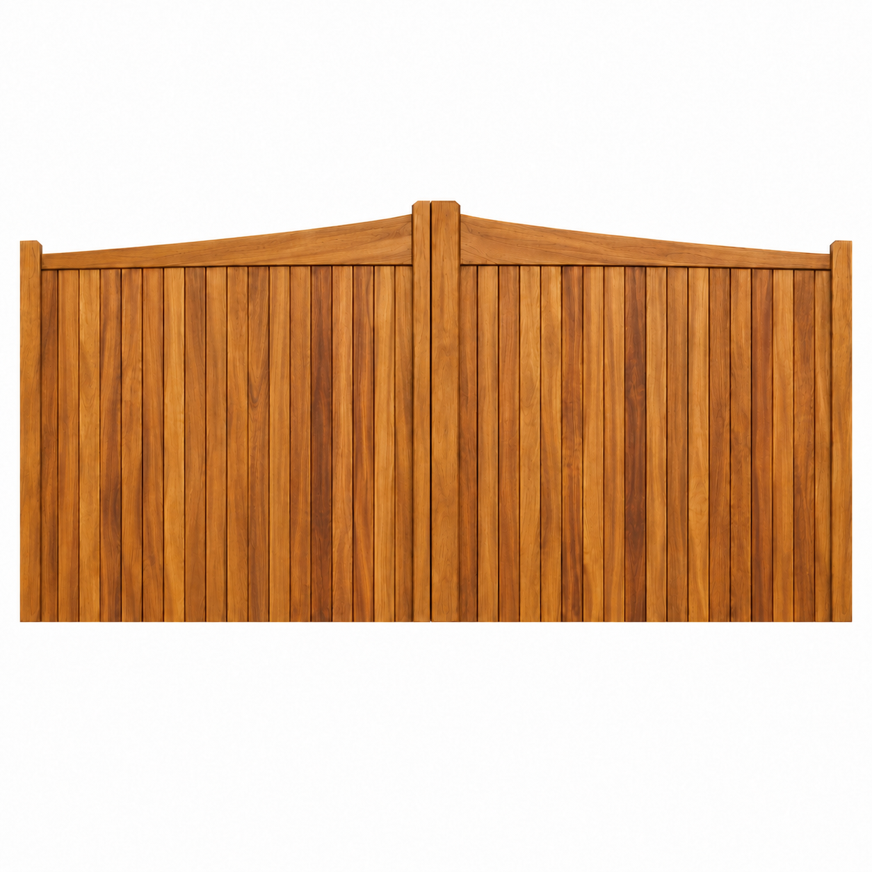 Hardwood Driveway Gates – Stockton Design