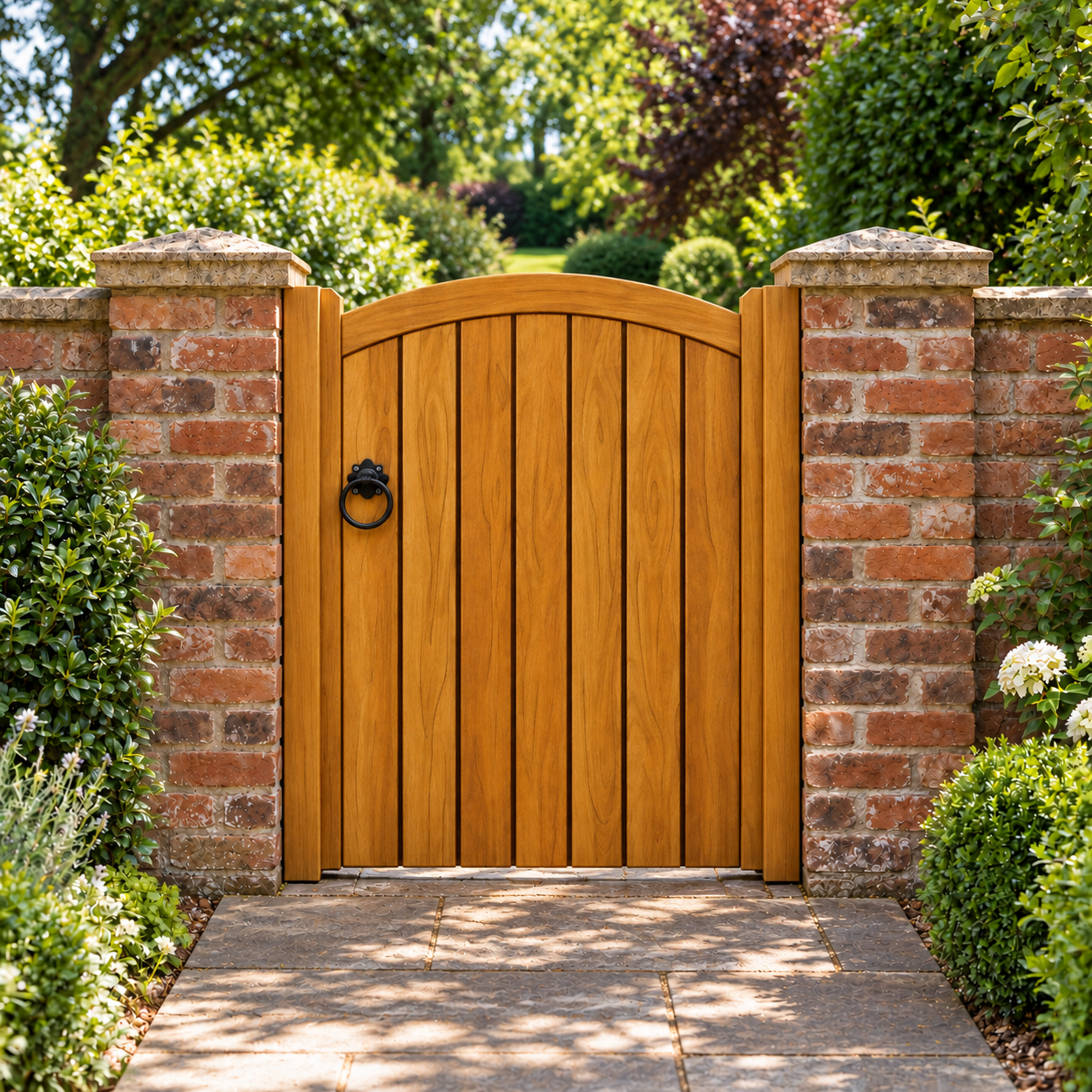 Hardwood Garden Gate - Lymm Design