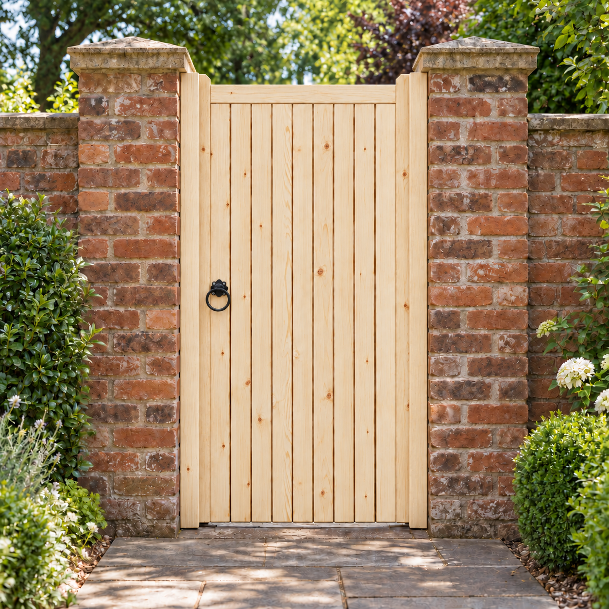 Wooden Side Gate - Village Design