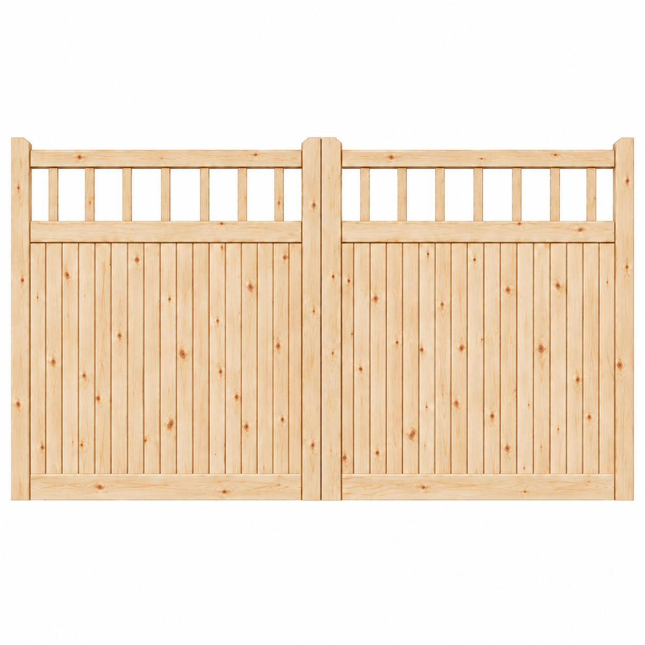 Wooden Sliding Gates - Cheshire Design
