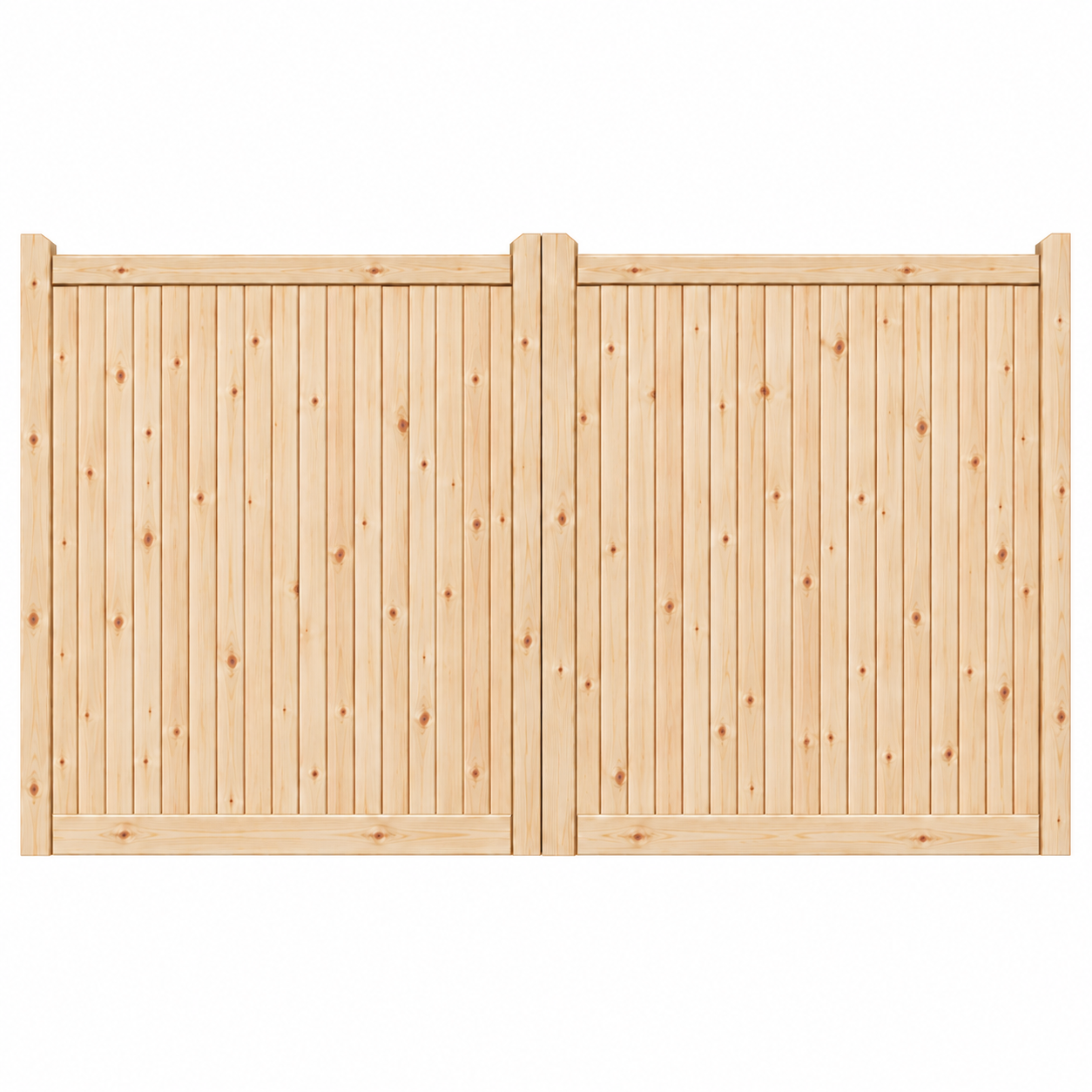 Wooden Sliding Gates - Village Design