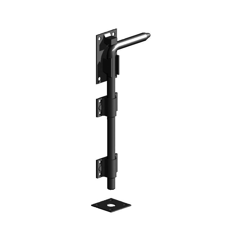 Garage Door Drop Bolts premium black