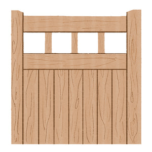 Hardwood Garden Gate in Cheshire Design