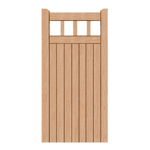 Iroko Hardwood Side Gate - Cheshire Design