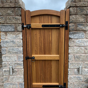 Iroko Hardwood Lymm Design Natural Stain - Rear