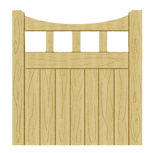 Softwood Garden Gate - Birchwood Design