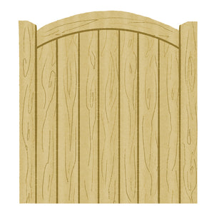 Single Wooden Garden Gate - Lymm Design