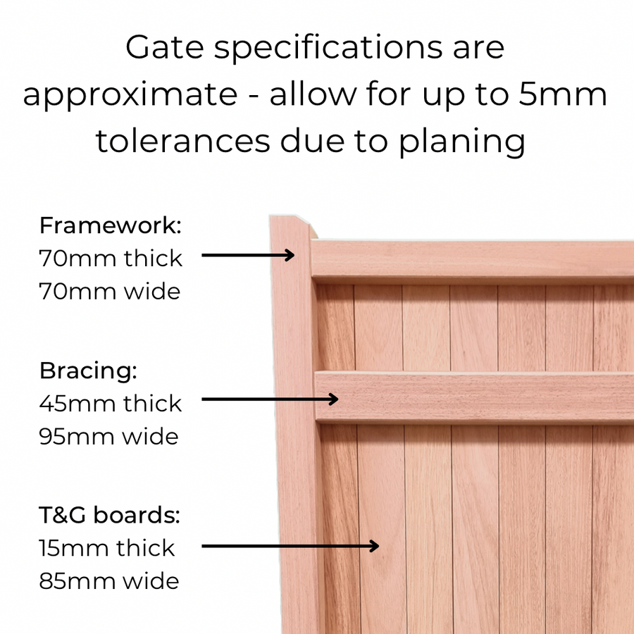 Wooden Side Gate - Lymm Design - Stellar Gates